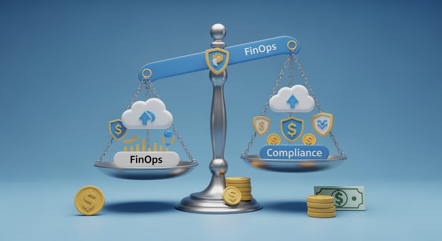 CoreFinOps visualization of FinOps and compliance automation with compliance evidence