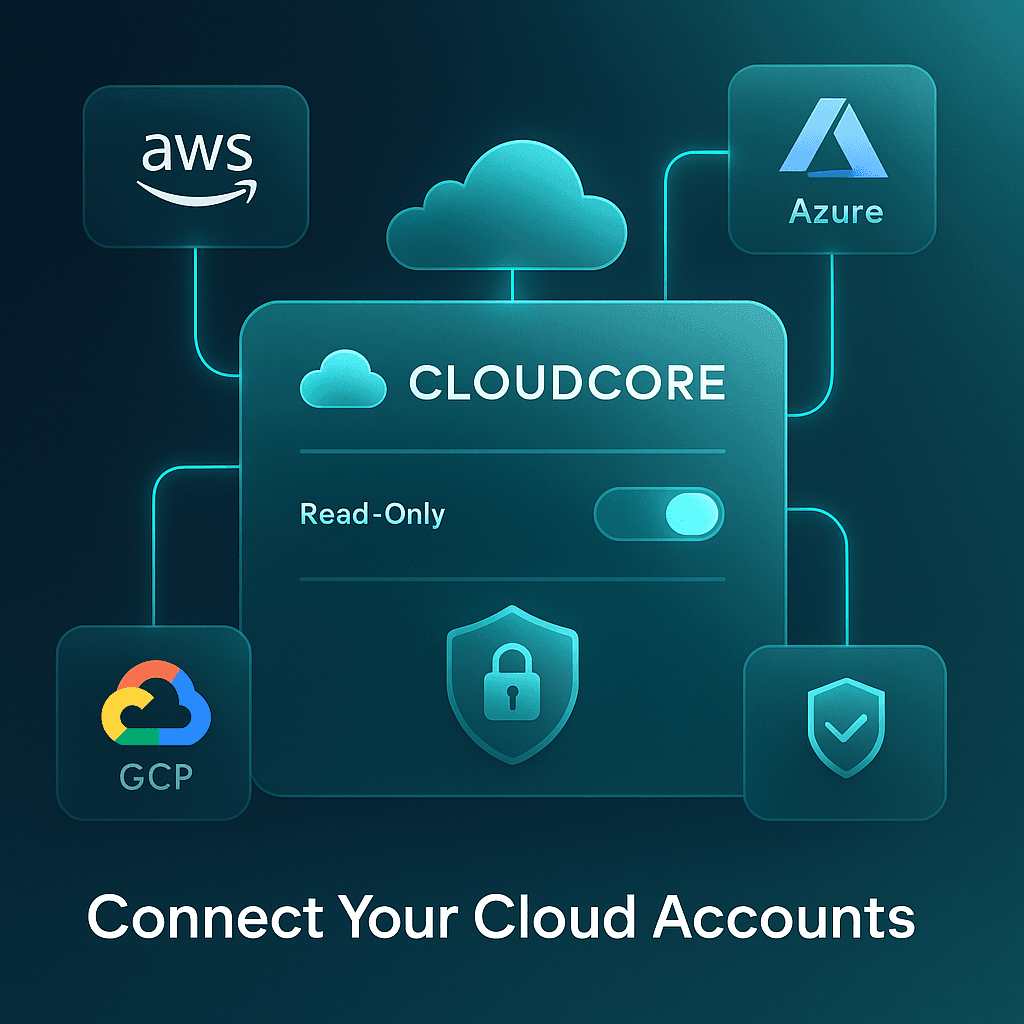 Connect your AWS, Azure, and GCP accounts with a read-only role
